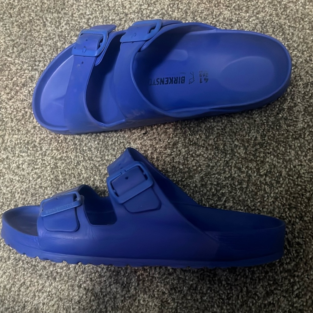 Blue Birkenstocks